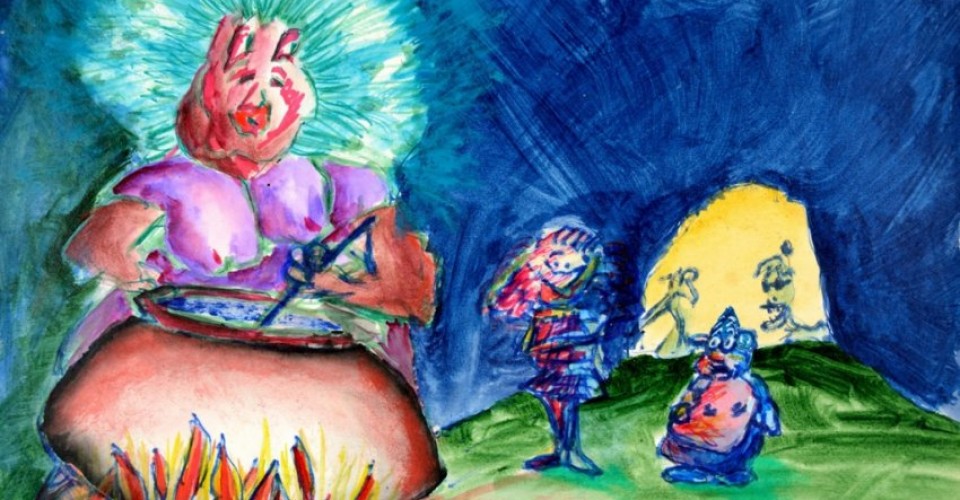 Conhecendo a grande sacerdotisa da ilha.